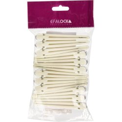 Efalock Combi Clips Hvid - 12 stk